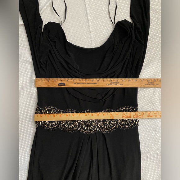 Alex Evenings Elegant Prom Dress Long sleeve Embellished Beaded Sequined - Picture 6 of 15